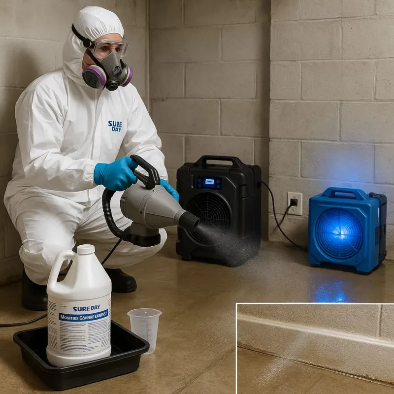 Sanitization and Odor Removal process in Waterford, CT