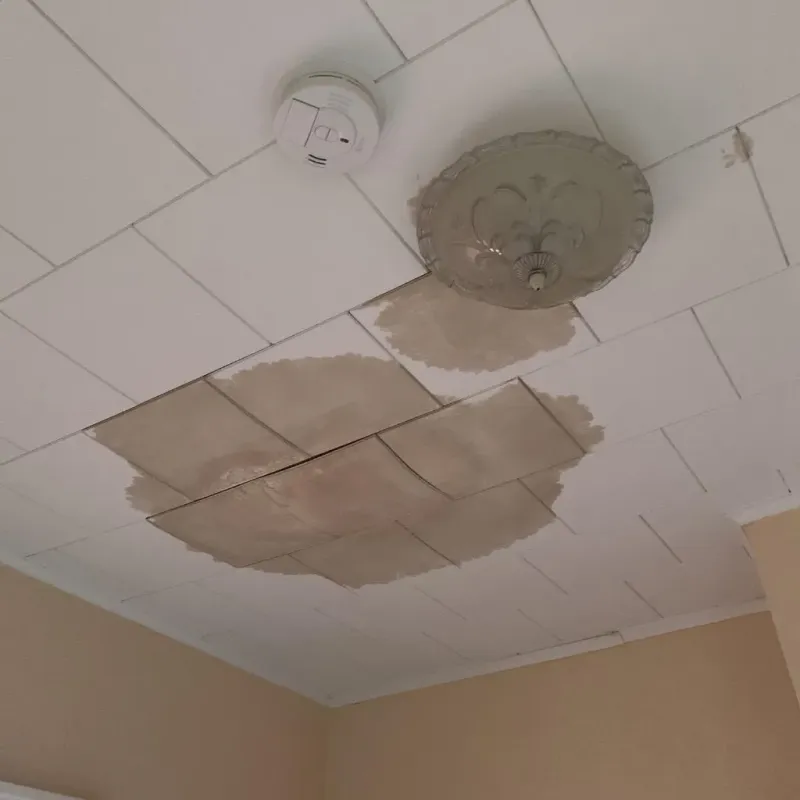 Ceiling Water Damage Repair in Waterford, CT